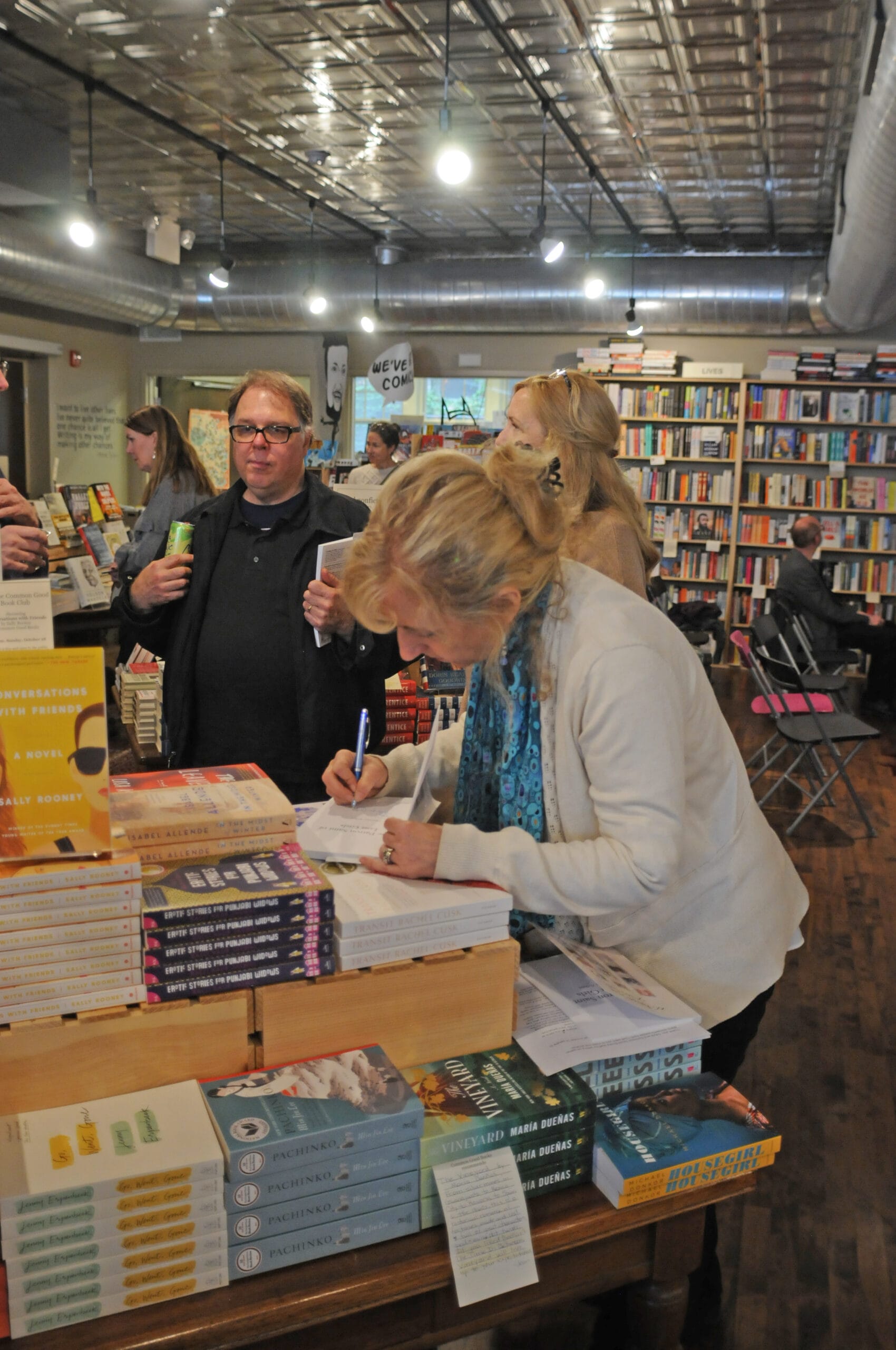 Author Maureen Aitken Autographing Books for Fans